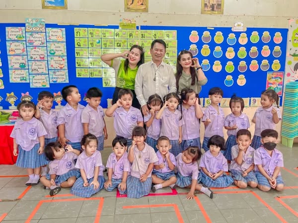 # นายกเทศมนตรีตำบลวังใหม่ลงพื้นที่ เยี่ยมศูนย์พัฒนาเด็กเล็ก สังกัดเทศบาลตำบลวังใหม่